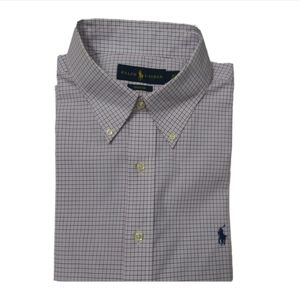 Large 16 1/2  34-35   Polo Ralph Lauren - Easy Care / Long Sleeve